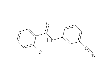 2-chloro-N-(3-cyanophenyl)benzamide 2-chloro-N-(3-cyanophenyl)benzamide