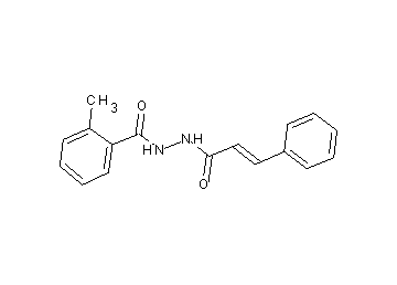 N'-cinnamoyl-2-methylbenzohydrazide