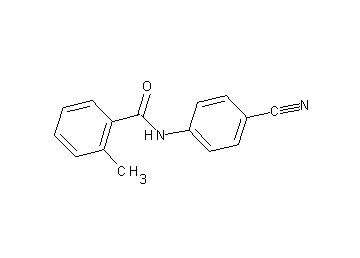 N-(4-cyanophenyl)-2-methylbenzamide