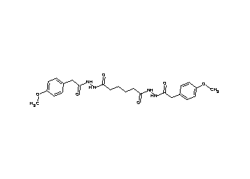 N'1,N'6-bis[(4-methoxyphenyl)acetyl]hexanedihydrazide