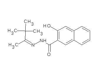 3-hydroxy-N'-(1,2,2-trimethylpropylidene)-2-naphthohydrazide