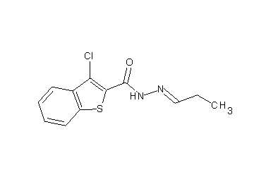 3-chloro-N'-propylidene-1-benzothiophene-2-carbohydrazide