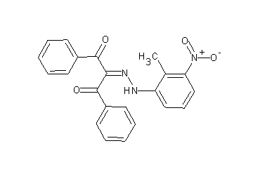 2-[(2-methyl-3-nitrophenyl)hydrazono]-1,3-diphenyl-1,3-propanedione
