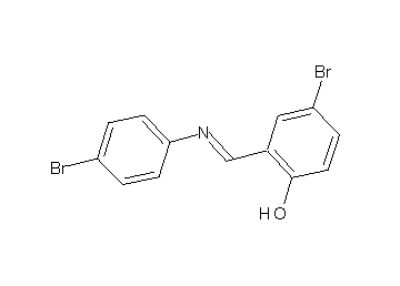 4-bromo-2-{[(4-bromophenyl)imino]methyl}phenol