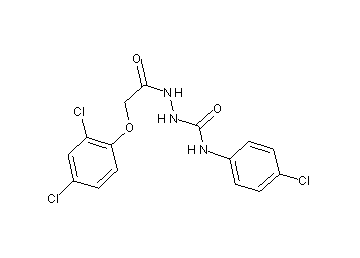 N-(4-chlorophenyl)-2-[(2,4-dichlorophenoxy)acetyl]hydrazinecarboxamide