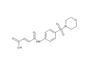 4-{[4-(4-morpholinylsulfonyl)phenyl]amino}-4-oxo-2-butenoic acid