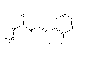 methyl 2-(3,4-dihydro-1(2H)-naphthalenylidene)hydrazinecarboxylate