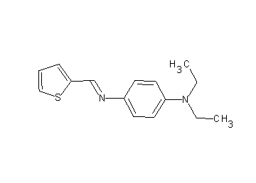 N,N-diethyl-N'-(2-thienylmethylene)-1,4-benzenediamine