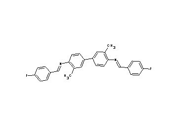 N,N'-bis(4-fluorobenzylidene)-3,3'-dimethyl-4,4'-biphenyldiamine