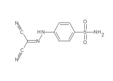 4-[2-(dicyanomethylene)hydrazino]benzenesulfonamide - Click Image to Close