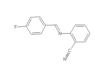 2-[(4-fluorobenzylidene)amino]benzonitrile