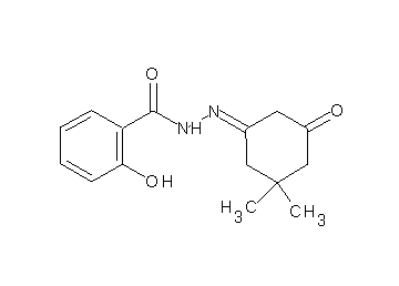 N'-(3,3-dimethyl-5-oxocyclohexylidene)-2-hydroxybenzohydrazide