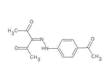 3-[(4-acetylphenyl)hydrazono]-2,4-pentanedione