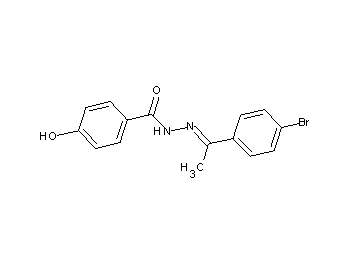 N'-[1-(4-bromophenyl)ethylidene]-4-hydroxybenzohydrazide