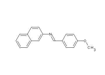 N-(4-methoxybenzylidene)-2-naphthalenamine