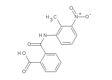 2-{[(2-methyl-3-nitrophenyl)amino]carbonyl}benzoic acid