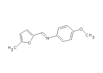 (4-methoxyphenyl)[(5-methyl-2-furyl)methylene]amine