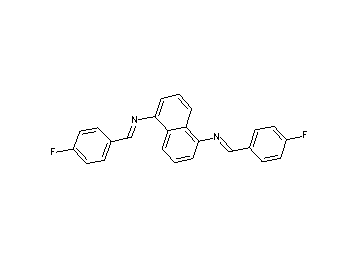 N,N'-bis(4-fluorobenzylidene)-1,5-naphthalenediamine