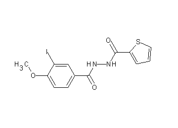 N'-(3-iodo-4-methoxybenzoyl)-2-thiophenecarbohydrazide
