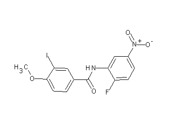 N-(2-fluoro-5-nitrophenyl)-3-iodo-4-methoxybenzamide
