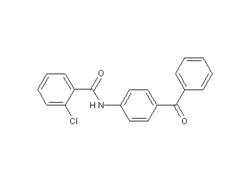 N-(4-benzoylphenyl)-2-chlorobenzamide