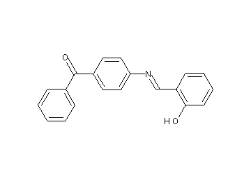 {4-[(2-hydroxybenzylidene)amino]phenyl}(phenyl)methanone