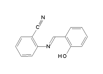2-[(2-hydroxybenzylidene)amino]benzonitrile