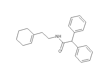 N-[2-(1-cyclohexen-1-yl)ethyl]-2,2-diphenylacetamide