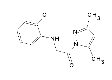 (2-chlorophenyl)[2-(3,5-dimethyl-1H-pyrazol-1-yl)-2-oxoethyl]amine