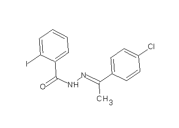 N'-[1-(4-chlorophenyl)ethylidene]-2-iodobenzohydrazide