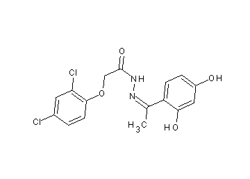 2-(2,4-dichlorophenoxy)-N'-[1-(2,4-dihydroxyphenyl)ethylidene]acetohydrazide