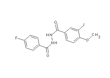 N'-(4-fluorobenzoyl)-3-iodo-4-methoxybenzohydrazide - Click Image to Close