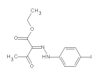ethyl 2-[(4-iodophenyl)hydrazono]-3-oxobutanoate