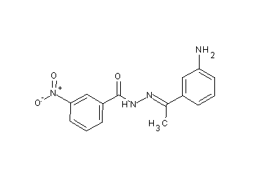 N'-[1-(3-aminophenyl)ethylidene]-3-nitrobenzohydrazide