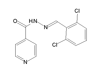 N'-(2,6-dichlorobenzylidene)isonicotinohydrazide