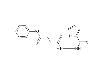4-oxo-N-phenyl-4-[2-(2-thienylcarbonyl)hydrazino]butanamide