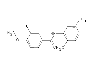 N-(2,5-dimethylphenyl)-3-iodo-4-methoxybenzamide - Click Image to Close