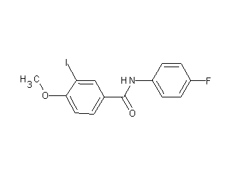 N-(4-fluorophenyl)-3-iodo-4-methoxybenzamide