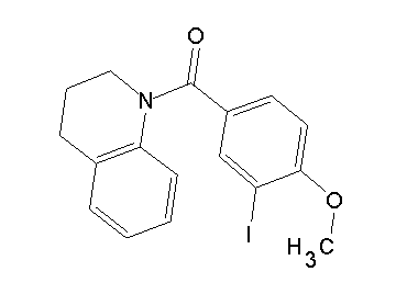 1-(3-iodo-4-methoxybenzoyl)-1,2,3,4-tetrahydroquinoline
