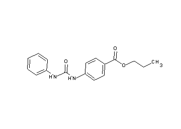 propyl 4-[(anilinocarbonyl)amino]benzoate