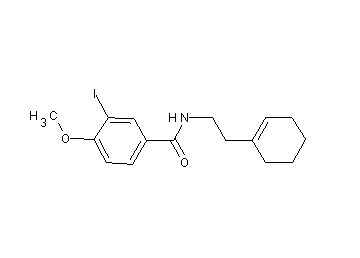 N-[2-(1-cyclohexen-1-yl)ethyl]-3-iodo-4-methoxybenzamide