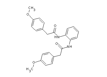 N,N'-1,2-phenylenebis[2-(4-methoxyphenyl)acetamide]