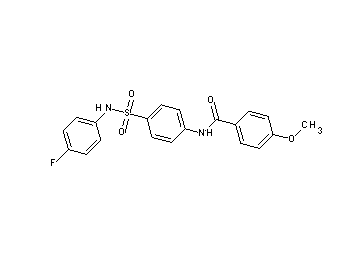 N-(4-{[(4-fluorophenyl)amino]sulfonyl}phenyl)-4-methoxybenzamide