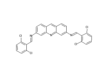 N,N'-bis(2,6-dichlorobenzylidene)-3,6-acridinediamine
