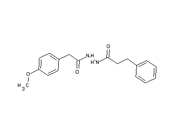 N'-[(4-methoxyphenyl)acetyl]-3-phenylpropanohydrazide