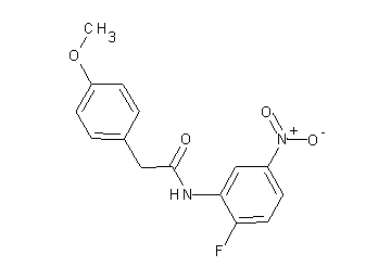 N-(2-fluoro-5-nitrophenyl)-2-(4-methoxyphenyl)acetamide