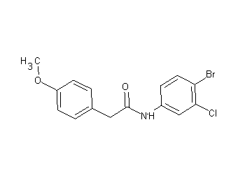 N-(4-bromo-3-chlorophenyl)-2-(4-methoxyphenyl)acetamide