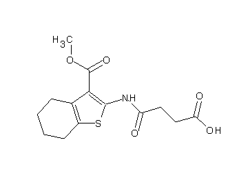 4-{[3-(methoxycarbonyl)-4,5,6,7-tetrahydro-1-benzothien-2-yl]amino}-4-oxobutanoic acid