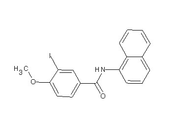 3-iodo-4-methoxy-N-1-naphthylbenzamide - Click Image to Close