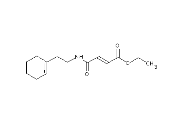 ethyl 4-{[2-(1-cyclohexen-1-yl)ethyl]amino}-4-oxo-2-butenoate - Click Image to Close
